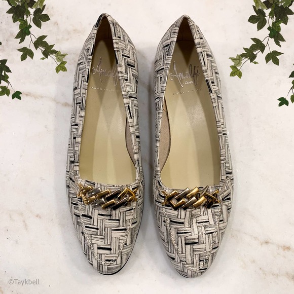 NEW Amalfi by Rangoni Oste Snake Skin Work Loafers - Picture 1 of 14